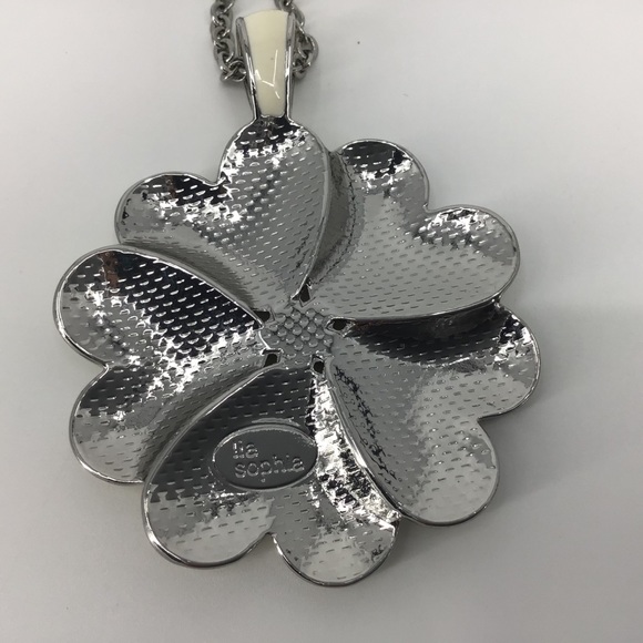 Lia Sophia Whimsy Flower Pendant Necklace 33N93 - Picture 13 of 16